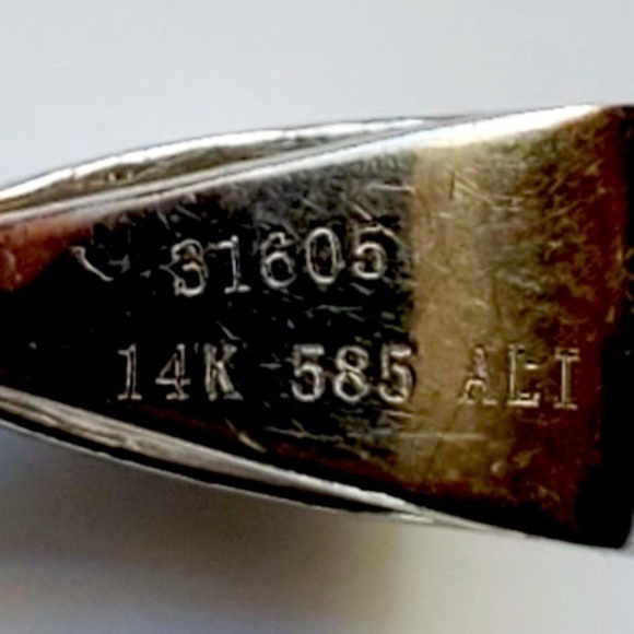 Heart pendant 14k-585 solid Gold and earth natural sparkling Diamonds Heart - Picture 8 of 9